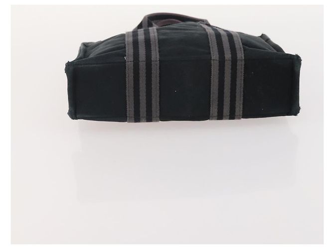 Hermès Borsa Fourre Tout HERMES in cotone 4 Set Nero Rosso grigio Autentico ti3922 Marrone - vista 24