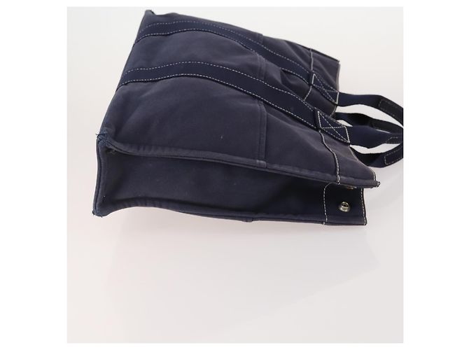 Hermès Borsa Fourre Tout HERMES in cotone 4 Set Nero Rosso grigio Autentico ti3922 Marrone - vista 4