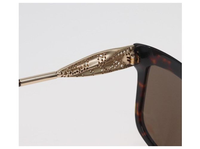 Gafas de sol BURBERRY Tortoise de plástico Brown Auth BA13227 Castaño - vista 10