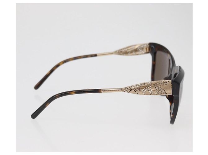 Gafas de sol BURBERRY Tortoise de plástico Brown Auth BA13227 Castaño - vista 5