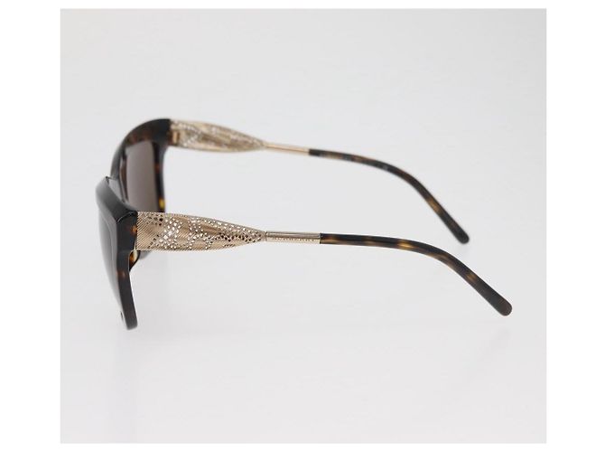 Gafas de sol BURBERRY Tortoise de plástico Brown Auth BA13227 Castaño - vista 7