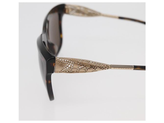 Gafas de sol BURBERRY Tortoise de plástico Brown Auth BA13227 Castaño - vista 8