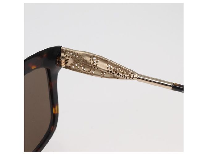 Gafas de sol BURBERRY Tortoise de plástico Brown Auth BA13227 Castaño - vista 9