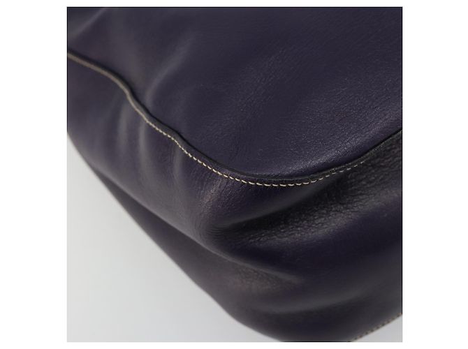 Borsa a Spalla con Catena PRADA in Pelle Viola e Oro Auth 171280V D'oro Porpora - vista 14