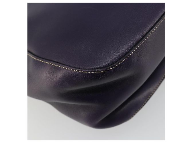 Borsa a Spalla con Catena PRADA in Pelle Viola e Oro Auth 171280V D'oro Porpora - vista 16