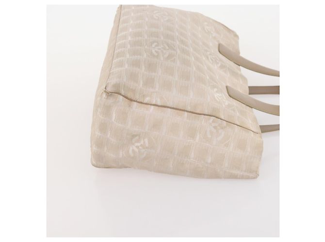 CHANEL Neue Travel Line Tote Bag Nylon 4 Set Beige CC Auth ti3920 - Ansicht 22