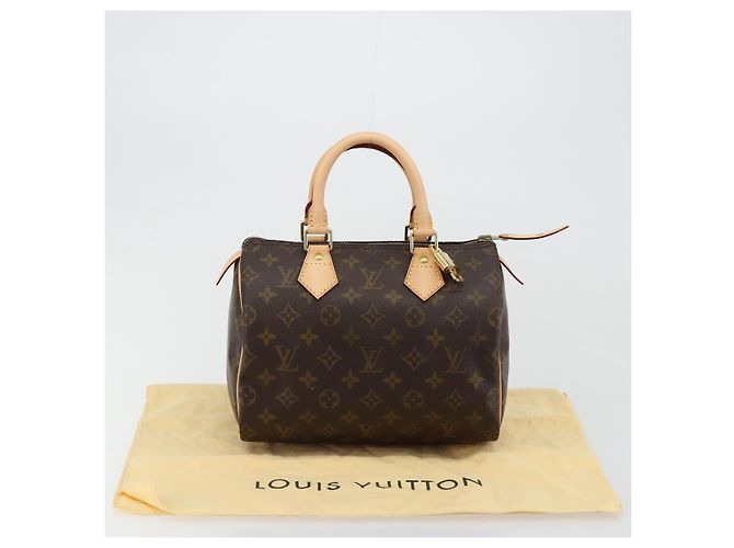 LOUIS VUITTON Bolso Monogram Speedy 25 M41528 LV Auth 181842SAV Monograma - vista 12