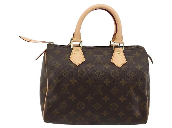 LOUIS VUITTON Bolso Monogram Speedy 25 M41528 LV Auth 181842SAV Monograma - vista 2