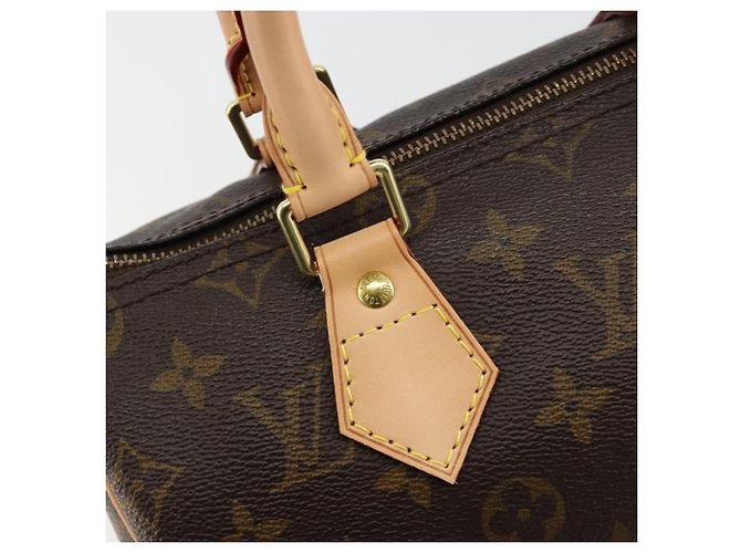 LOUIS VUITTON Bolso Monogram Speedy 25 M41528 LV Auth 181842SAV Monograma - vista 20