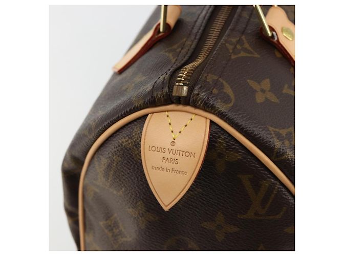 LOUIS VUITTON Bolso Monogram Speedy 25 M41528 LV Auth 181842SAV Monograma - vista 21