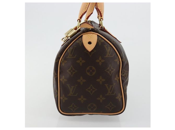 LOUIS VUITTON Bolso Monogram Speedy 25 M41528 LV Auth 181842SAV Monograma - vista 4