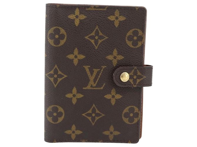 LOUIS VUITTON Monogram Agenda PM Day Planner Cover R20005 LV Auth BA13241 Monograma - vista 13
