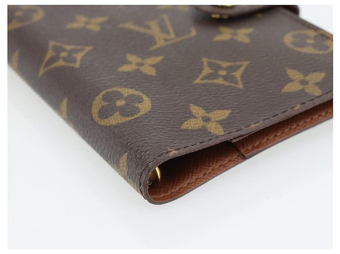 LOUIS VUITTON Monogram Agenda PM Day Planner Cover R20005 LV Auth BA13241 Monograma - vista 14