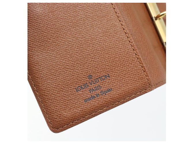 LOUIS VUITTON Monogram Agenda PM Day Planner Cover R20005 LV Auth BA13241 Monograma - vista 17