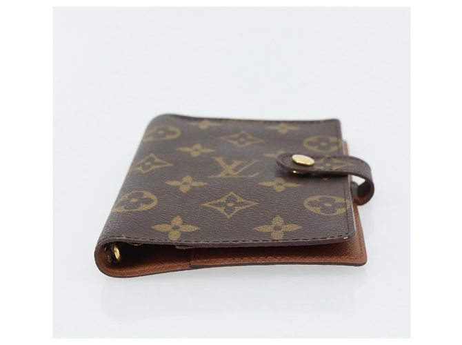 LOUIS VUITTON Monogram Agenda PM Day Planner Cover R20005 LV Auth BA13241 Monograma - vista 6