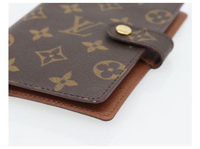 LOUIS VUITTON Monogram Agenda PM Day Planner Cover R20005 LV Auth BA13241 Monograma - vista 7