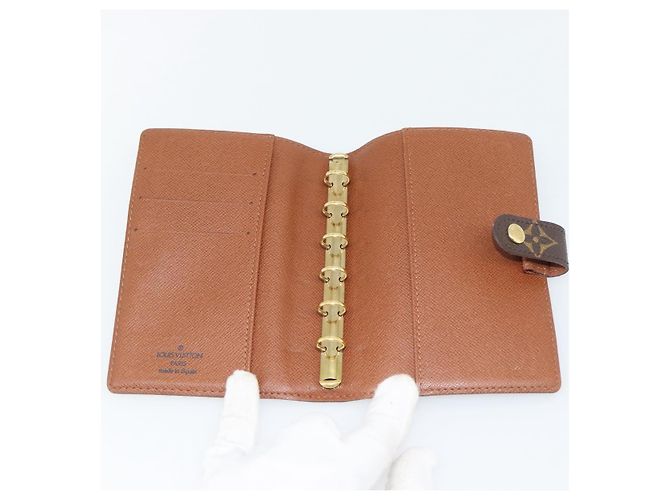 LOUIS VUITTON Monogram Agenda PM Day Planner Cover R20005 LV Auth BA13241 Monograma - vista 8