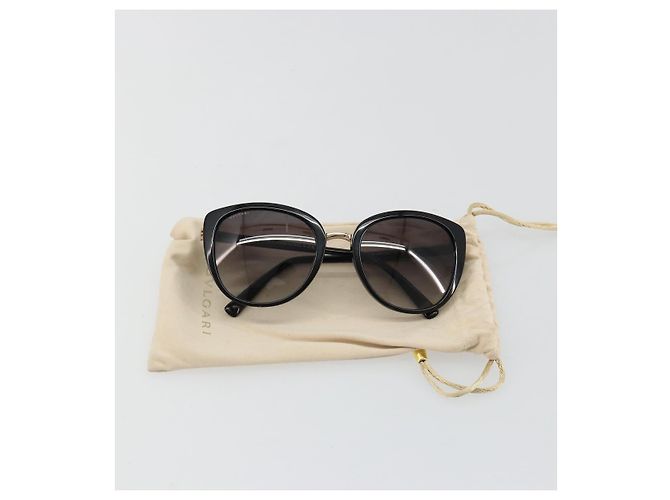 Bulgari Occhiali da sole BVLGARI in plastica Nero Auth BA13257 - vista 12