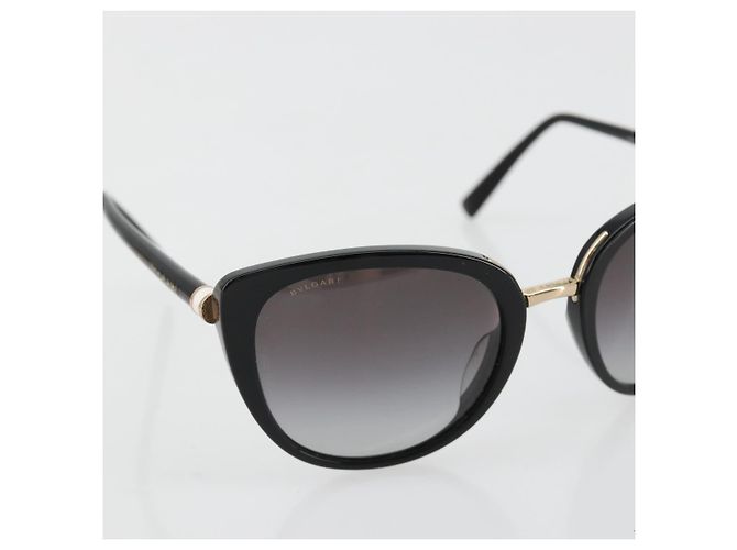 Bulgari Occhiali da sole BVLGARI in plastica Nero Auth BA13257 - vista 5