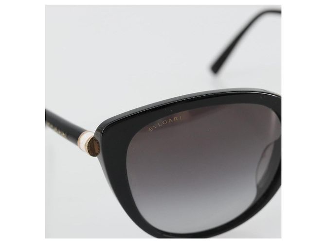 Bulgari Occhiali da sole BVLGARI in plastica Nero Auth BA13257 - vista 7
