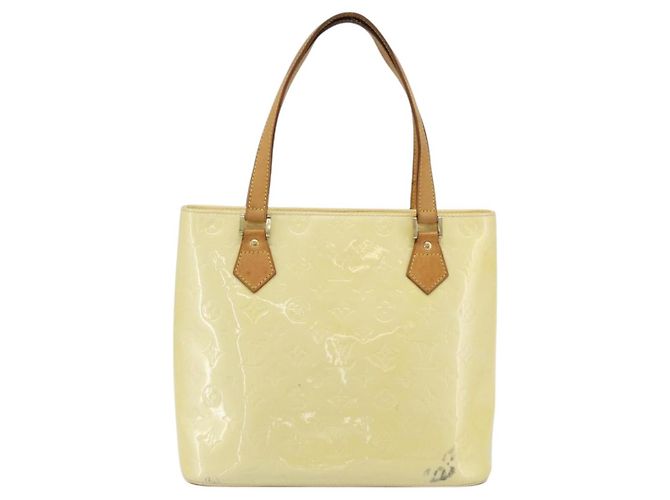 LOUIS VUITTON Borsa Monogram Vernis Houston Perle M91342 LV Auth 171265 - vista 13