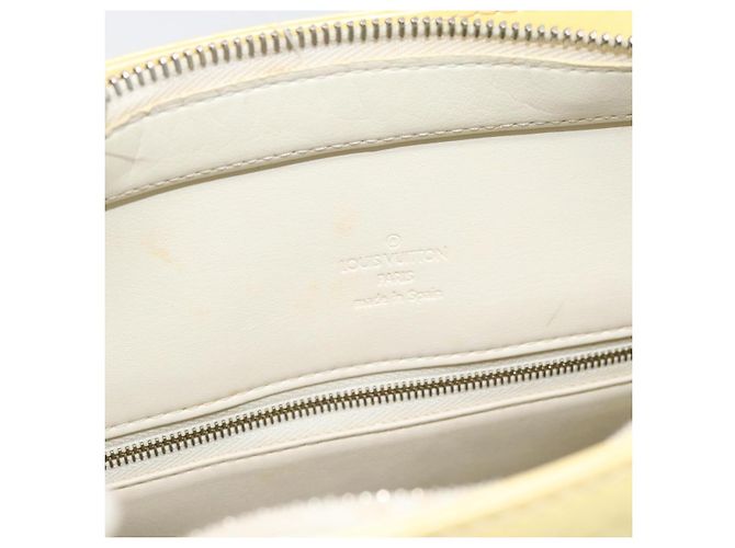 LOUIS VUITTON Borsa Monogram Vernis Houston Perle M91342 LV Auth 171265 - vista 17
