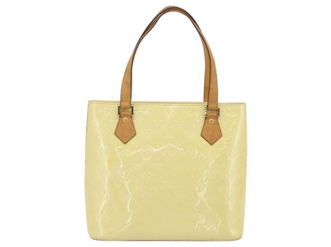 LOUIS VUITTON Borsa Monogram Vernis Houston Perle M91342 LV Auth 171265 - vista 2