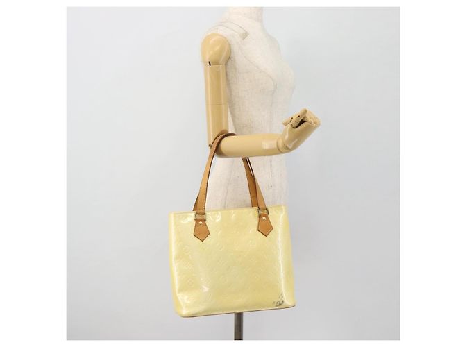 LOUIS VUITTON Borsa Monogram Vernis Houston Perle M91342 LV Auth 171265 - vista 23