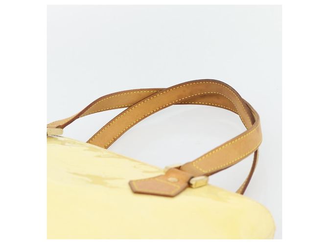 LOUIS VUITTON Borsa Monogram Vernis Houston Perle M91342 LV Auth 171265 - vista 8