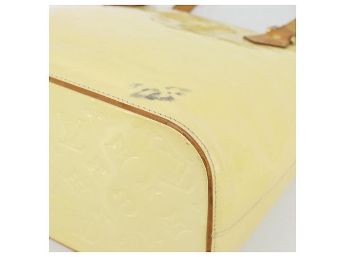 LOUIS VUITTON Borsa Monogram Vernis Houston Perle M91342 LV Auth 171265 - vista 9
