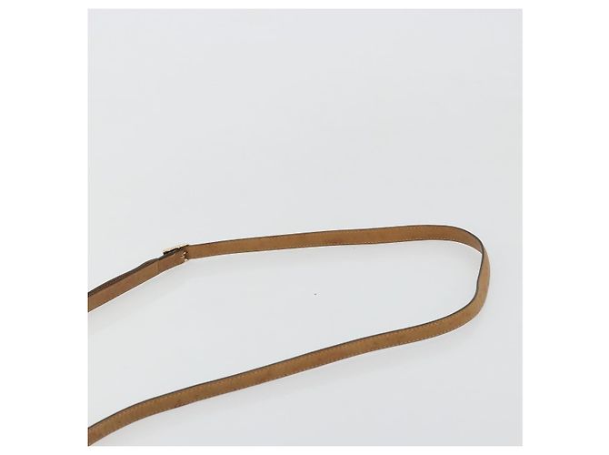 Céline Borsa a tracolla CELINE Macadam Canvas PVC Pelle Beige Oro Auth BA13205 D'oro - vista 8