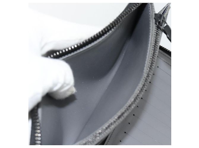 LOUIS VUITTON Monogram Shadow Zippy Wallet Vertical Gray M81384 LV Auth 181734A Marrone - vista 18