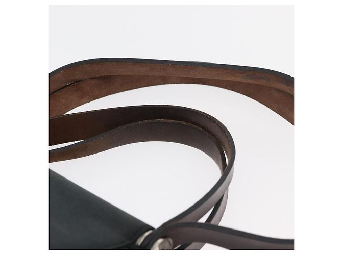 Hermès Borsa HERMES Cabak Elan in tela Silver Navy Auth 180754 Argento Blu navy - vista 9