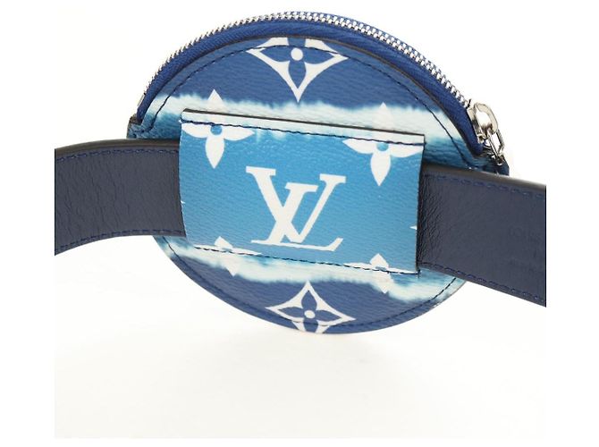 LOUIS VUITTON Monogram Escal Gürtel 37.6" Blue M0253W LV Auth 181468SM Blau Monogramm - Ansicht 15