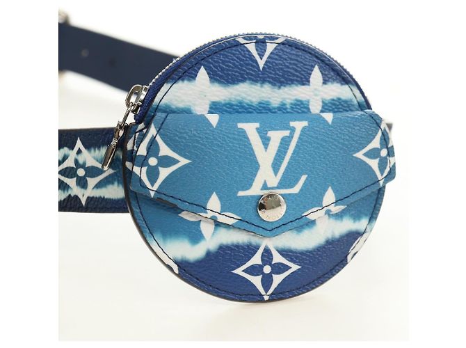 LOUIS VUITTON Monogram Escal Gürtel 37.6" Blue M0253W LV Auth 181468SM Blau Monogramm - Ansicht 16