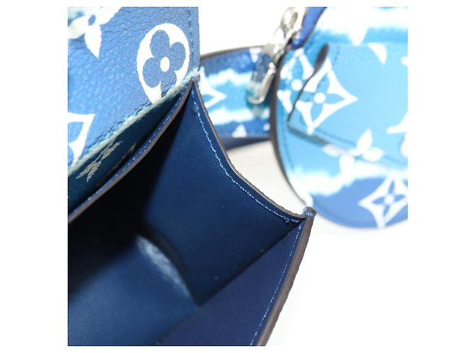 LOUIS VUITTON Monogram Escal Gürtel 37.6" Blue M0253W LV Auth 181468SM Blau Monogramm - Ansicht 23