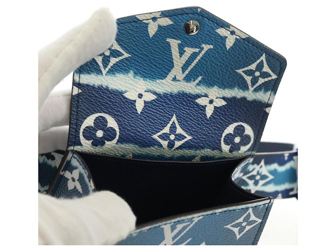 LOUIS VUITTON Monogram Escal Gürtel 37.6" Blue M0253W LV Auth 181468SM Blau Monogramm - Ansicht 9