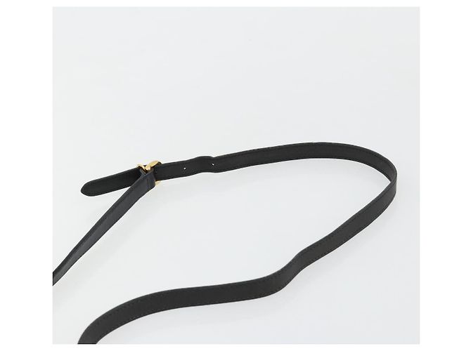 Borsa GUCCI Micro GG Supreme Web Sherry Line in PVC Nero 001 115 0914 Auth 182409 D'oro - vista 8