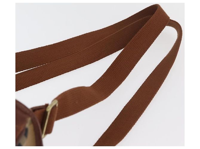Zaino Burberrys Nova Check PVC Beige Oro Auth BA13204 D'oro - vista 14