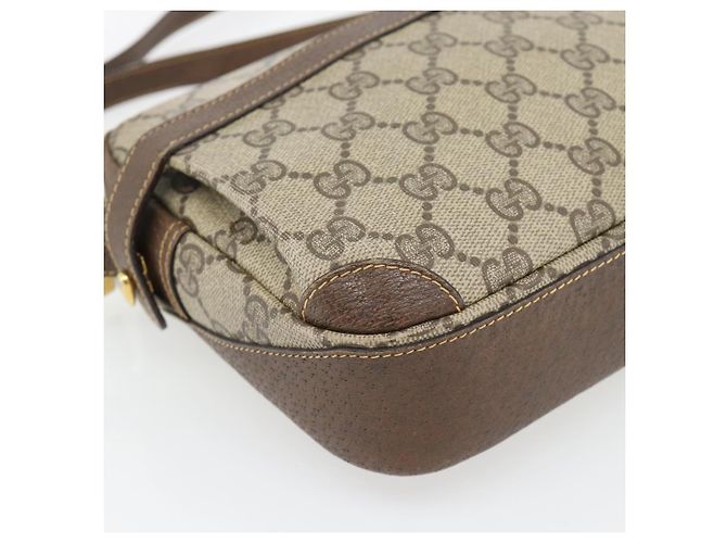 Borsa a tracolla GUCCI GG Supreme PVC Beige Oro 007 90 0017 Auth 182403 D'oro - vista 11