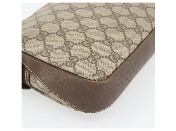 Borsa a tracolla GUCCI GG Supreme PVC Beige Oro 007 90 0017 Auth 182403 D'oro - vista 13