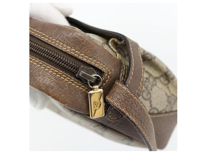 Borsa a tracolla GUCCI GG Supreme PVC Beige Oro 007 90 0017 Auth 182403 D'oro - vista 14