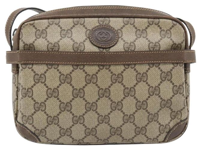 Borsa a tracolla GUCCI GG Supreme PVC Beige Oro 007 90 0017 Auth 182403 D'oro - vista 2