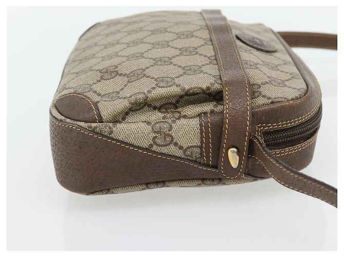 Borsa a tracolla GUCCI GG Supreme PVC Beige Oro 007 90 0017 Auth 182403 D'oro - vista 5