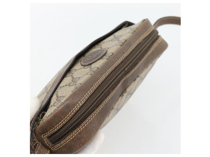 Borsa a tracolla GUCCI GG Supreme PVC Beige Oro 007 90 0017 Auth 182403 D'oro - vista 6