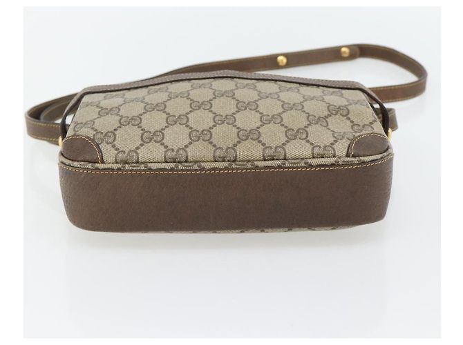 Borsa a tracolla GUCCI GG Supreme PVC Beige Oro 007 90 0017 Auth 182403 D'oro - vista 9