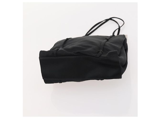 Borsa a tracolla PRADA Nylon e scamosciato 2 Set Nero Argento Auth 181335 - vista 15