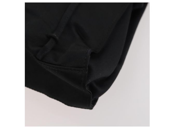 Borsa a tracolla PRADA Nylon e scamosciato 2 Set Nero Argento Auth 181335 - vista 16