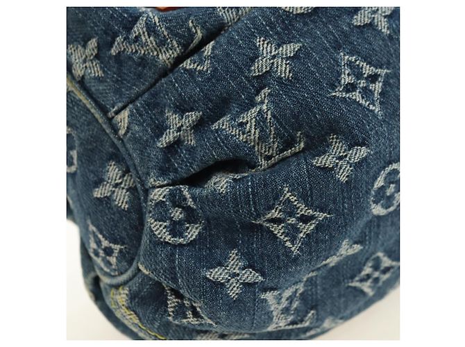 LOUIS VUITTON Borsa Preity Monogram Denim Blu M95020 LV Auth 181366SAM - vista 16