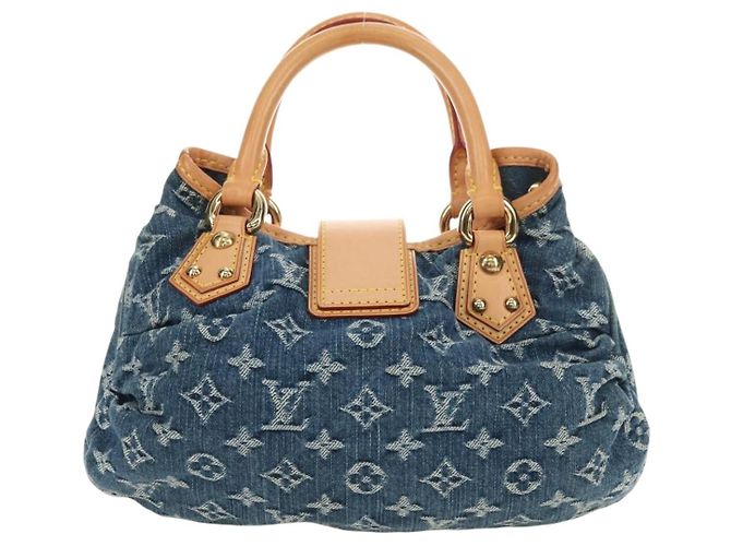 LOUIS VUITTON Borsa Preity Monogram Denim Blu M95020 LV Auth 181366SAM - vista 2